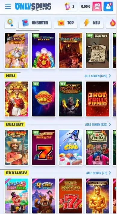 Onlyspins Képernyőkép 3